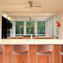 Load image into Gallery viewer, Cirrus DC Flush Mount Ceiling Fan in kitchen.
