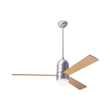 Load image into Gallery viewer, Cirrus DC LED Ceiling Fan in Brushed Aluminum (Maple).
