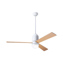 Load image into Gallery viewer, Cirrus DC LED Ceiling Fan in Gloss White (Aluminum).
