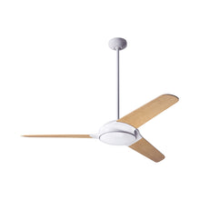 Load image into Gallery viewer, Flow Ceiling Fan in Gloss White (Bamboo).
