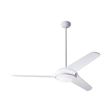 Load image into Gallery viewer, Flow LED Ceiling Fan in Gloss White (White).
