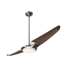 Load image into Gallery viewer, IC/Air 2 LED Ceiling Fan in Bright Nickel (Mahogany).
