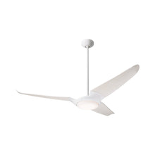 Load image into Gallery viewer, IC/Air 3 LED Ceiling Fan in Gloss White/Mahogany.
