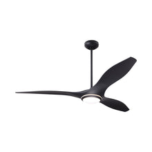 Load image into Gallery viewer, IC/Brisa DC LED Ceiling Fan in Matte Black/Matte Black.
