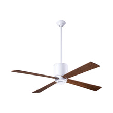 Load image into Gallery viewer, Lapa Ceiling Fan in Gloss White/Mahogany.
