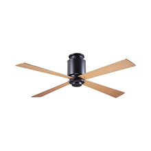 Load image into Gallery viewer, Lapa Flush Mount Ceiling Fan in Dark Bronze/Maple.
