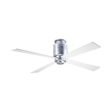 Load image into Gallery viewer, Lapa Flush Mount Ceiling Fan in Galvanized/White.
