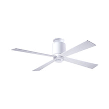 Load image into Gallery viewer, Lapa Flush Mount Ceiling Fan in Gloss White/White.
