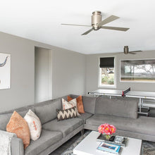 Load image into Gallery viewer, Lapa Flush Mount Ceiling Fan in living room.
