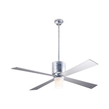 Load image into Gallery viewer, Lapa LED Ceiling Fan in Galvanized/Silver.
