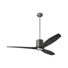 Load image into Gallery viewer, LeatherLuxe DC Ceiling Fan in Graphite/Gray Leather/Ebony.
