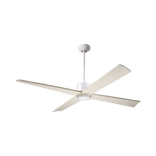 Load image into Gallery viewer, Nouveau DC Ceiling Fan in Matte White/Brass/Whitewash.
