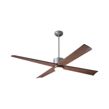 Load image into Gallery viewer, Nouveau DC LED Ceiling Fan in Graphite/Matte Black/Mahogany.
