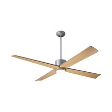 Load image into Gallery viewer, Nouveau DC LED Ceiling Fan in Graphite/Matte Black/Maple.
