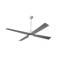 Load image into Gallery viewer, Nouveau DC LED Ceiling Fan in Matte White/Graphite/Graywash.
