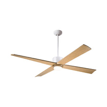 Load image into Gallery viewer, Nouveau DC LED Ceiling Fan in Matte White/Graphite/Maple.

