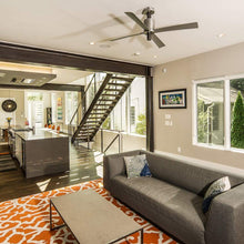 Load image into Gallery viewer, Pensi DC Ceiling Fan in living room.
