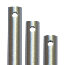Load image into Gallery viewer, Standard Down Rod in Brushed Aluminum.
