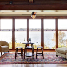 Load image into Gallery viewer, Stella LED Ceiling Fan in living room.
