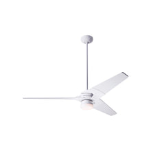 Load image into Gallery viewer, Torsion 52-Inch 17W LED Ceiling Fan in Gloss White/White (52-Inch).
