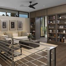 Load image into Gallery viewer, Torsion 52-Inch Ceiling Fan in living room.
