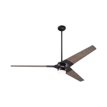 Load image into Gallery viewer, Torsion 62-Inch 17W LED Ceiling Fan in Dark Bronze/Graywash (62-Inch).
