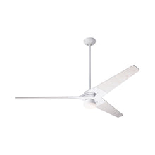 Load image into Gallery viewer, Torsion 62-Inch 17W LED Ceiling Fan in Gloss White/Whitewash (62-Inch).

