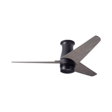 Load image into Gallery viewer, Velo DC Flush Mount Ceiling Fan in Dark Bronze/Graywash.
