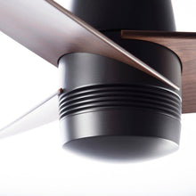 Load image into Gallery viewer, Velo DC Flush Mount Ceiling Fan in Detail.
