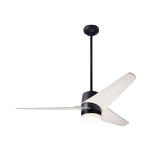 Load image into Gallery viewer, Velo DC LED Ceiling Fan in Dark Bronze/Whitewash.

