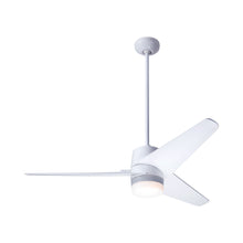 Load image into Gallery viewer, Velo DC LED Ceiling Fan in Gloss White/White.
