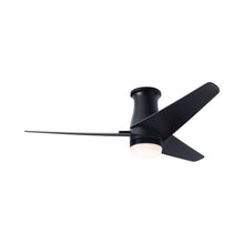Load image into Gallery viewer, Velo DC LED Flush Mount Ceiling Fan in Dark Bronze/Dark.
