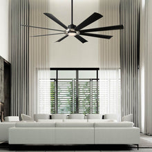 Load image into Gallery viewer, Aura Ceiling Fan in living room.
