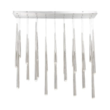 Load image into Gallery viewer, Cascade Linear LED Chandelier in Detail.
