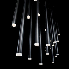 Load image into Gallery viewer, Cascade Linear LED Chandelier in Detail.
