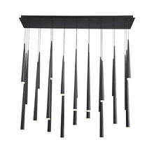 Load image into Gallery viewer, Cascade Linear LED Chandelier in Detail.

