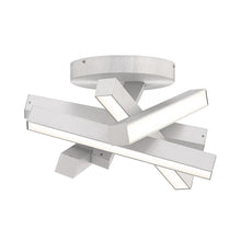 Load image into Gallery viewer, Chaos LED Flush Mount Ceiling Light in Brushed Aluminum.
