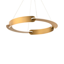 Load image into Gallery viewer, Ilios LED Chandelier in Aged Brass (Small).
