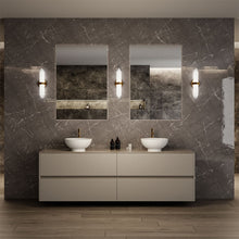 Load image into Gallery viewer, Javelin LED Bath Vanity Light in bathroom.
