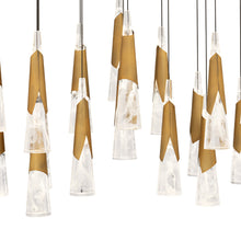Load image into Gallery viewer, Kilt LED Linear Pendant Light in Detail.
