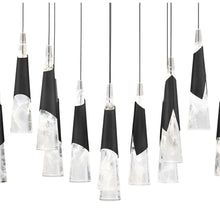 Load image into Gallery viewer, Kilt LED Linear Pendant Light in Detail.
