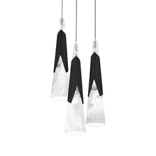 Load image into Gallery viewer, Kilt Round LED Pendant Light in Detail.
