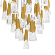 Load image into Gallery viewer, Kilt Square LED Pendant Light in Detail.
