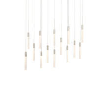 Load image into Gallery viewer, Magic Linear LED Chandelier in Polish Nickel (14-Light).
