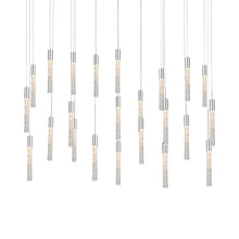 Load image into Gallery viewer, Magic Linear LED Chandelier in Polish Nickel (23-Light).

