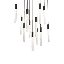 Load image into Gallery viewer, Magic Square LED Pendant Light in Black (13-Light).
