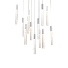 Load image into Gallery viewer, Magic Square LED Pendant Light in Polished Nickel (13-Light).
