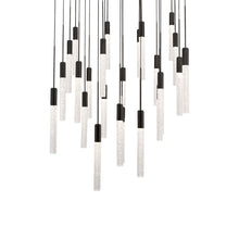 Load image into Gallery viewer, Magic Square LED Pendant Light in Black (25-Light).

