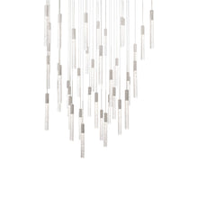 Load image into Gallery viewer, Magic Square LED Pendant Light in Polished Nickel (41-Light).
