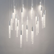 Load image into Gallery viewer, Magic Square LED Pendant Light in Detail.
